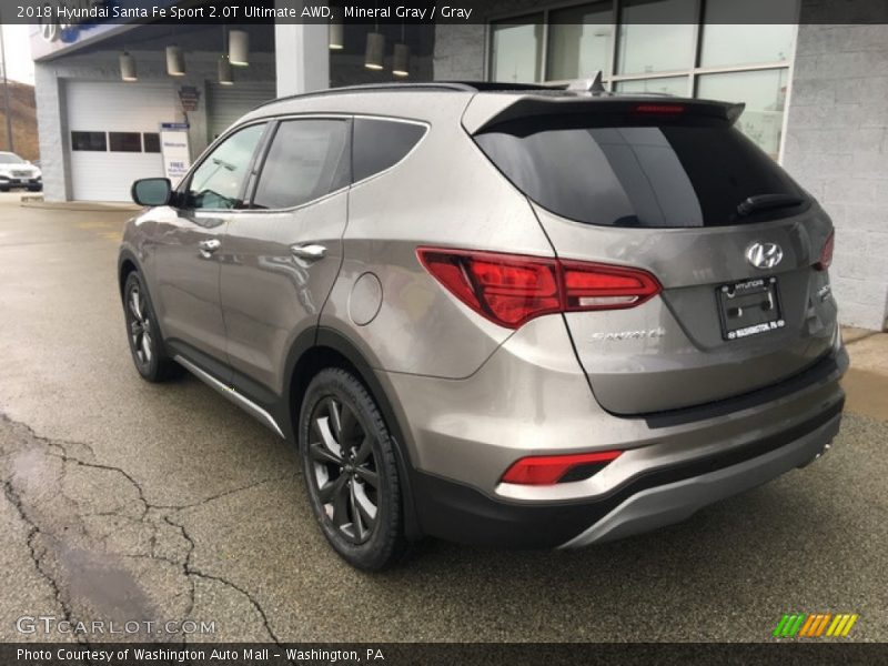 Mineral Gray / Gray 2018 Hyundai Santa Fe Sport 2.0T Ultimate AWD
