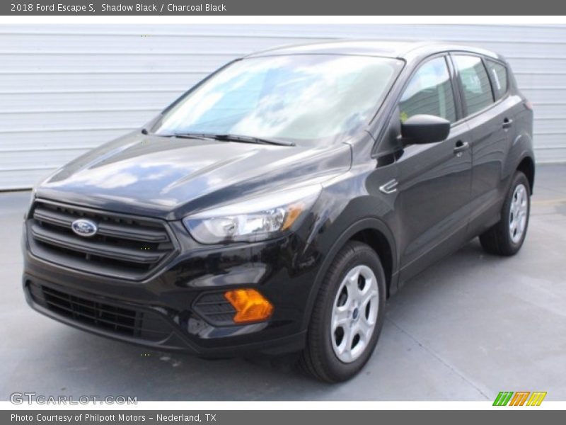 Shadow Black / Charcoal Black 2018 Ford Escape S