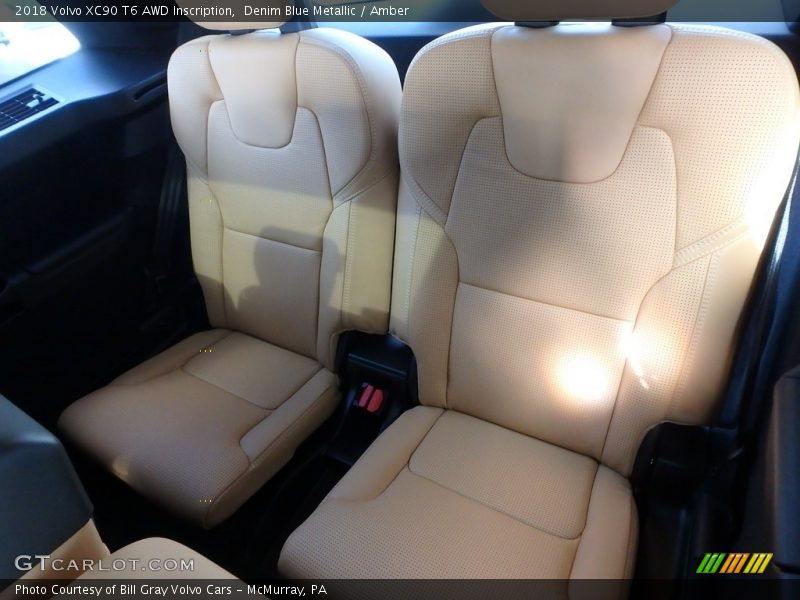Denim Blue Metallic / Amber 2018 Volvo XC90 T6 AWD Inscription