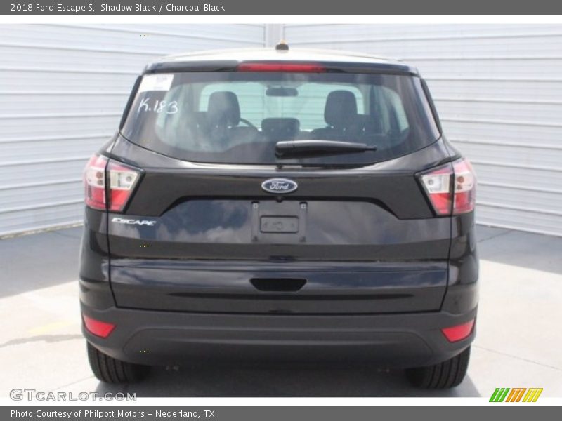 Shadow Black / Charcoal Black 2018 Ford Escape S