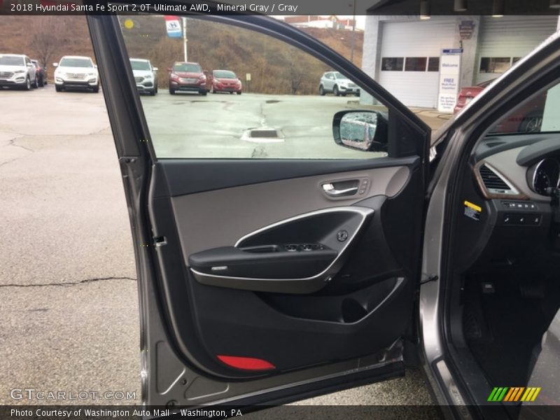 Mineral Gray / Gray 2018 Hyundai Santa Fe Sport 2.0T Ultimate AWD