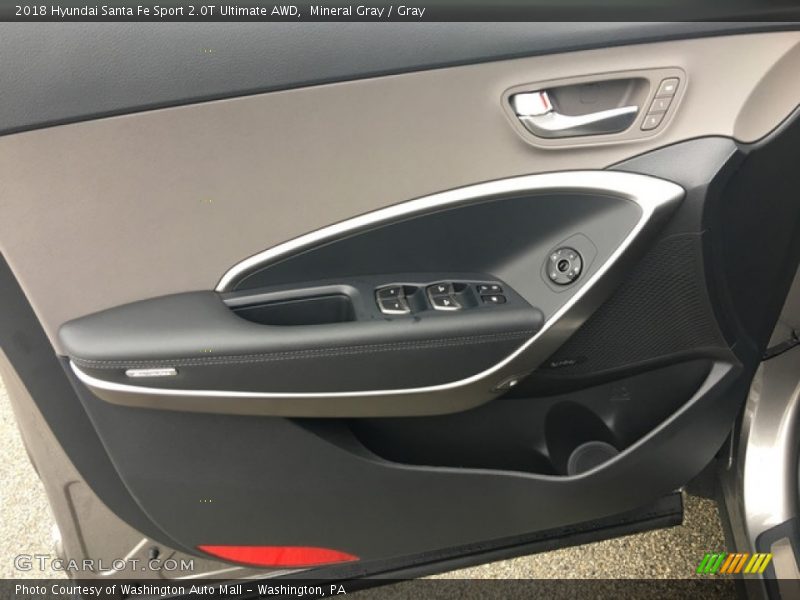 Mineral Gray / Gray 2018 Hyundai Santa Fe Sport 2.0T Ultimate AWD