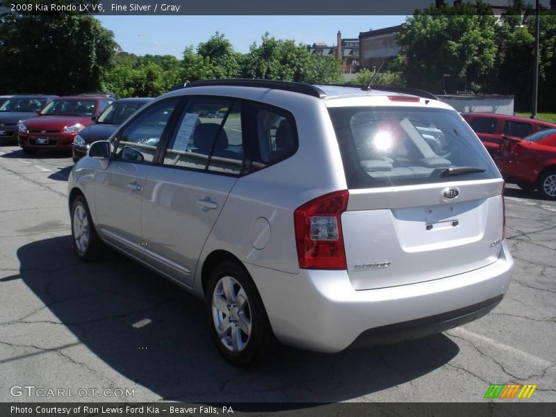 Fine Silver / Gray 2008 Kia Rondo LX V6