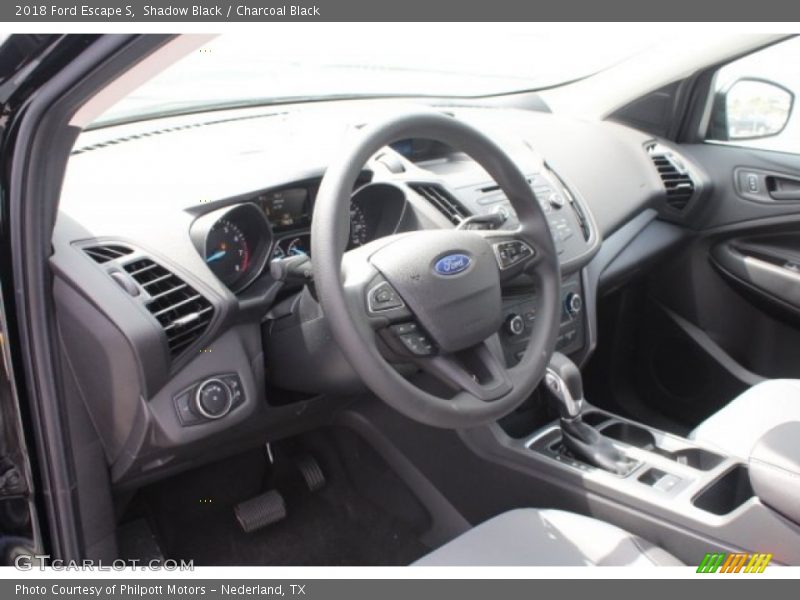 Shadow Black / Charcoal Black 2018 Ford Escape S
