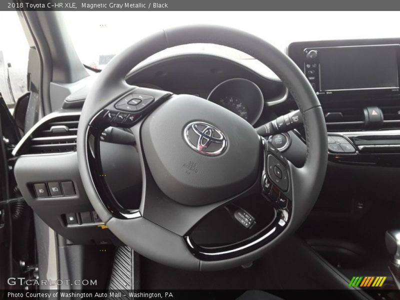 Magnetic Gray Metallic / Black 2018 Toyota C-HR XLE