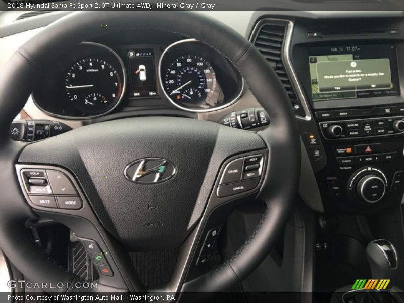 Mineral Gray / Gray 2018 Hyundai Santa Fe Sport 2.0T Ultimate AWD