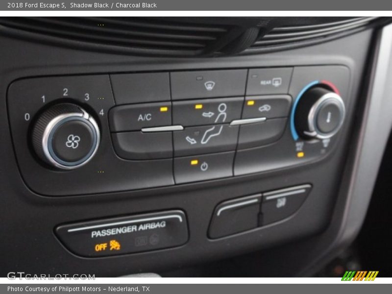 Shadow Black / Charcoal Black 2018 Ford Escape S