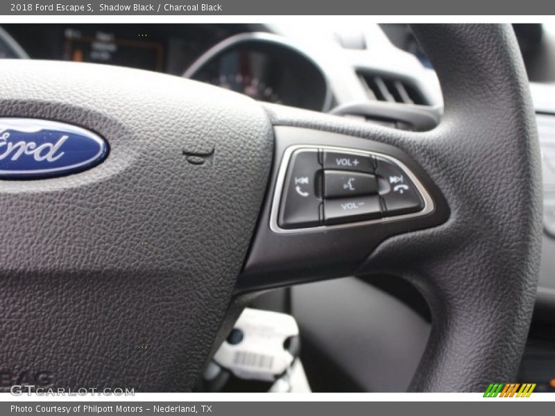 Shadow Black / Charcoal Black 2018 Ford Escape S