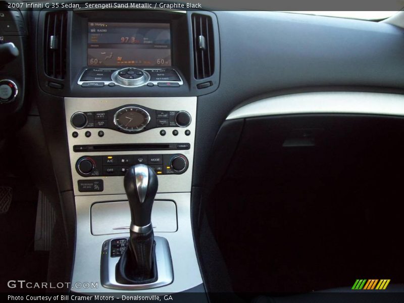 Serengeti Sand Metallic / Graphite Black 2007 Infiniti G 35 Sedan