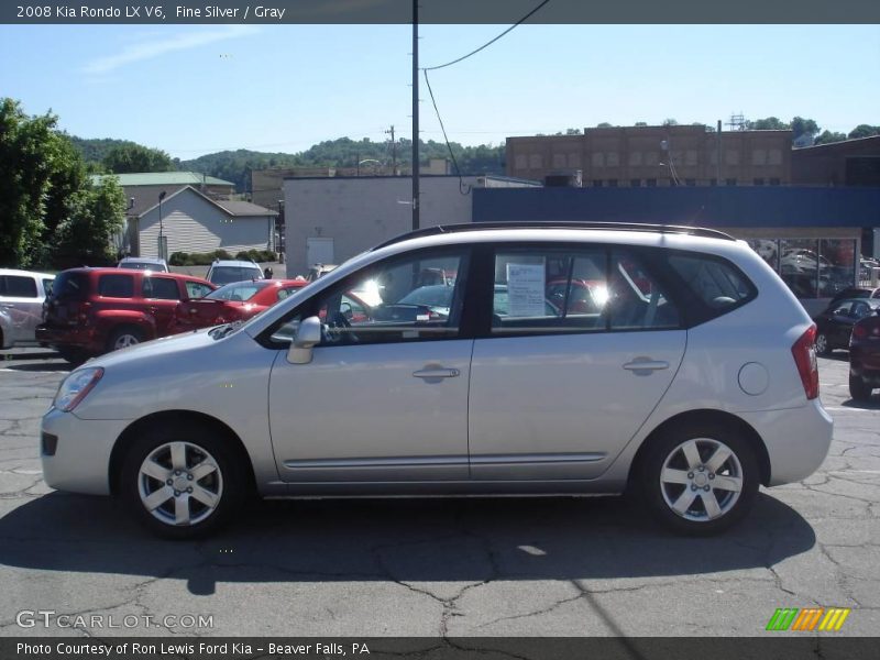 Fine Silver / Gray 2008 Kia Rondo LX V6