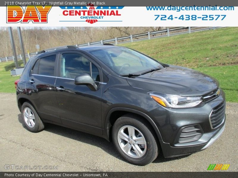 Nightfall Gray Metallic / Jet Black 2018 Chevrolet Trax LT