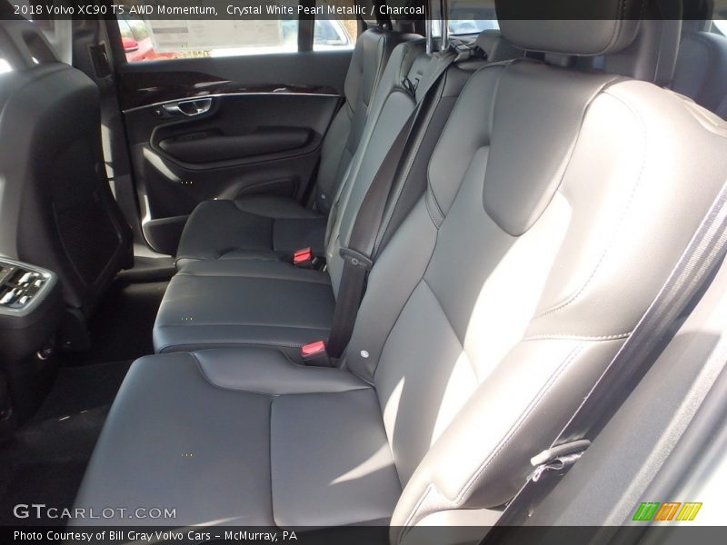 Crystal White Pearl Metallic / Charcoal 2018 Volvo XC90 T5 AWD Momentum