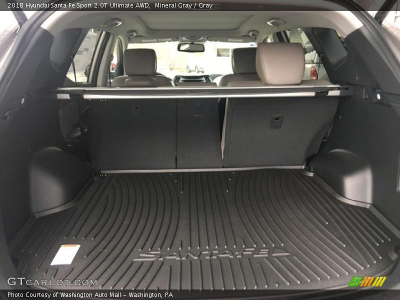Mineral Gray / Gray 2018 Hyundai Santa Fe Sport 2.0T Ultimate AWD