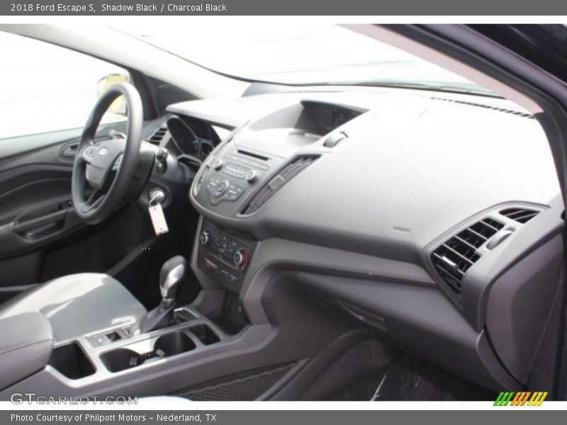 Shadow Black / Charcoal Black 2018 Ford Escape S