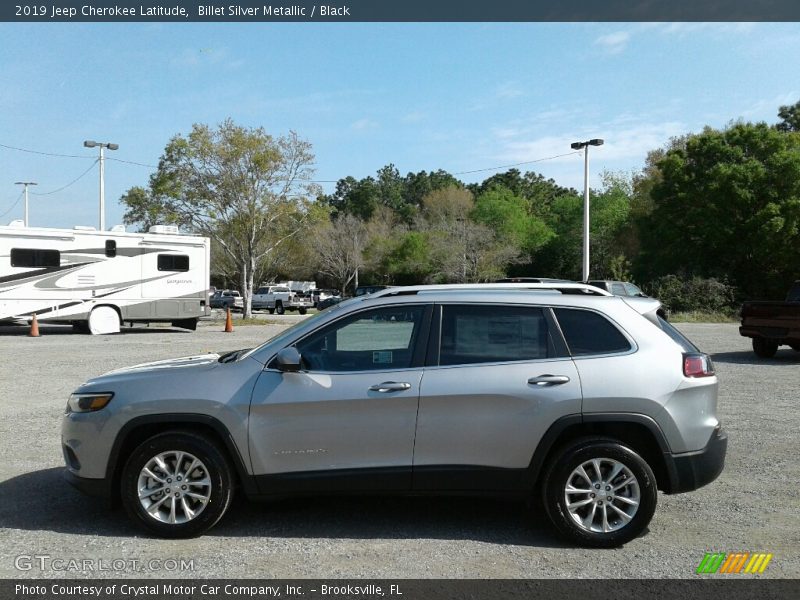 Billet Silver Metallic / Black 2019 Jeep Cherokee Latitude