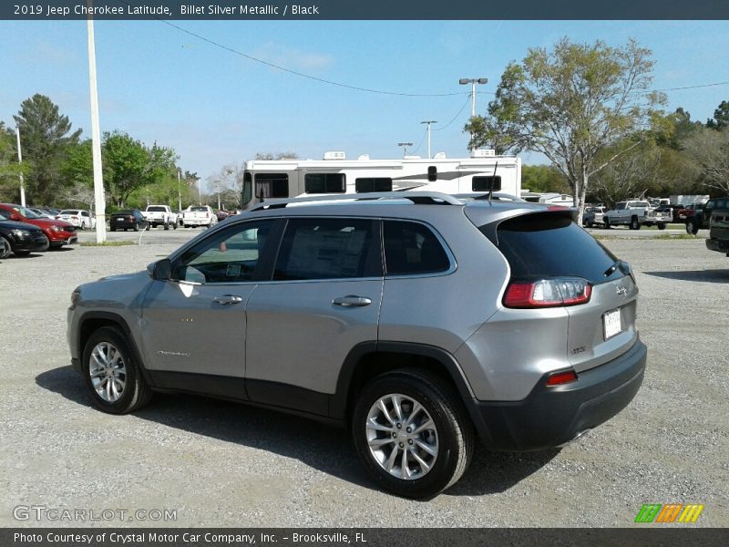 Billet Silver Metallic / Black 2019 Jeep Cherokee Latitude