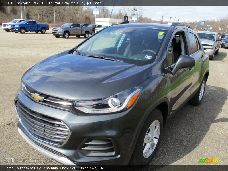 Nightfall Gray Metallic / Jet Black 2018 Chevrolet Trax LT