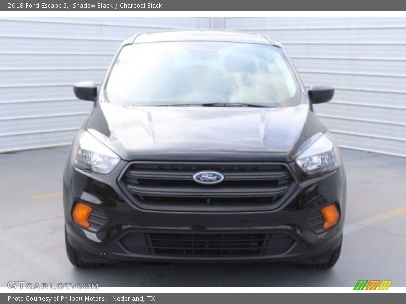 Shadow Black / Charcoal Black 2018 Ford Escape S