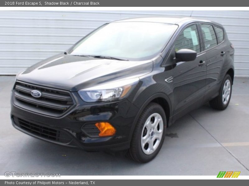 Shadow Black / Charcoal Black 2018 Ford Escape S