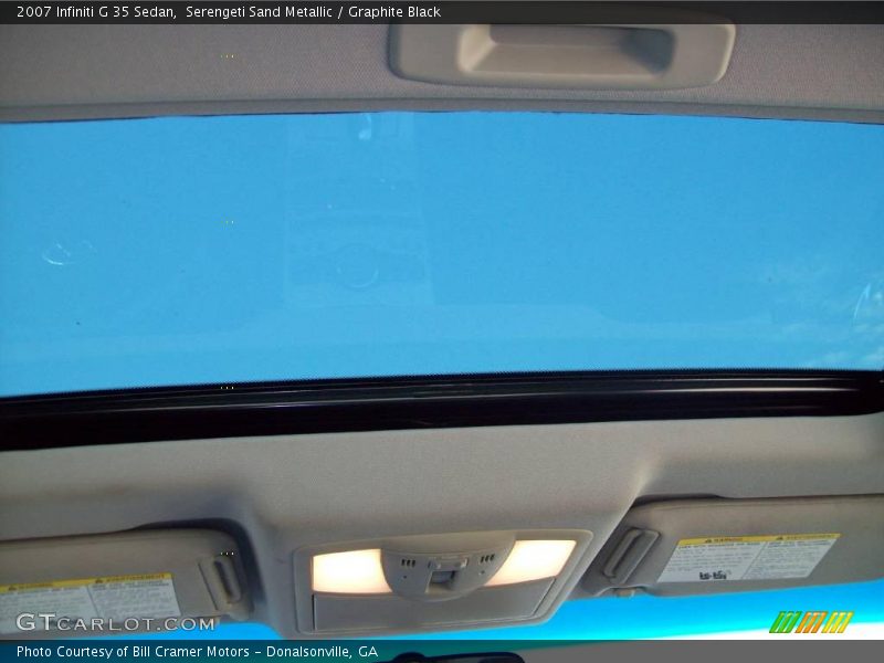 Serengeti Sand Metallic / Graphite Black 2007 Infiniti G 35 Sedan