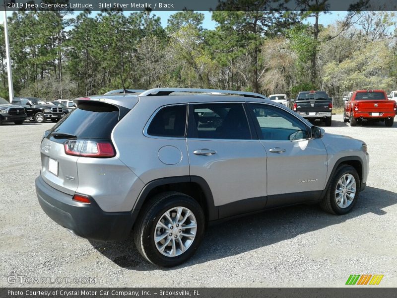 Billet Silver Metallic / Black 2019 Jeep Cherokee Latitude