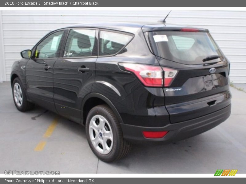 Shadow Black / Charcoal Black 2018 Ford Escape S