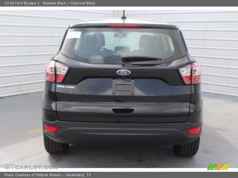 Shadow Black / Charcoal Black 2018 Ford Escape S