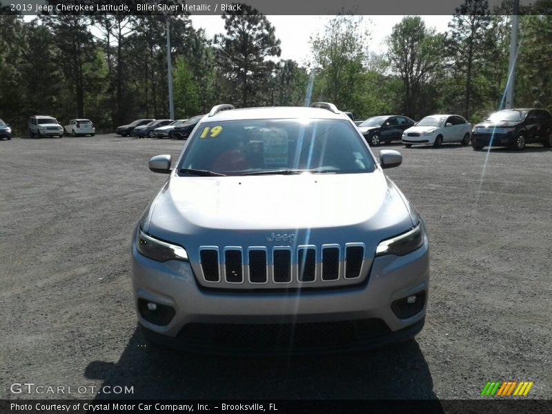 Billet Silver Metallic / Black 2019 Jeep Cherokee Latitude