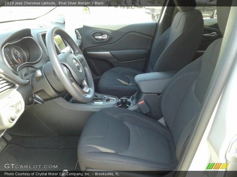 Billet Silver Metallic / Black 2019 Jeep Cherokee Latitude