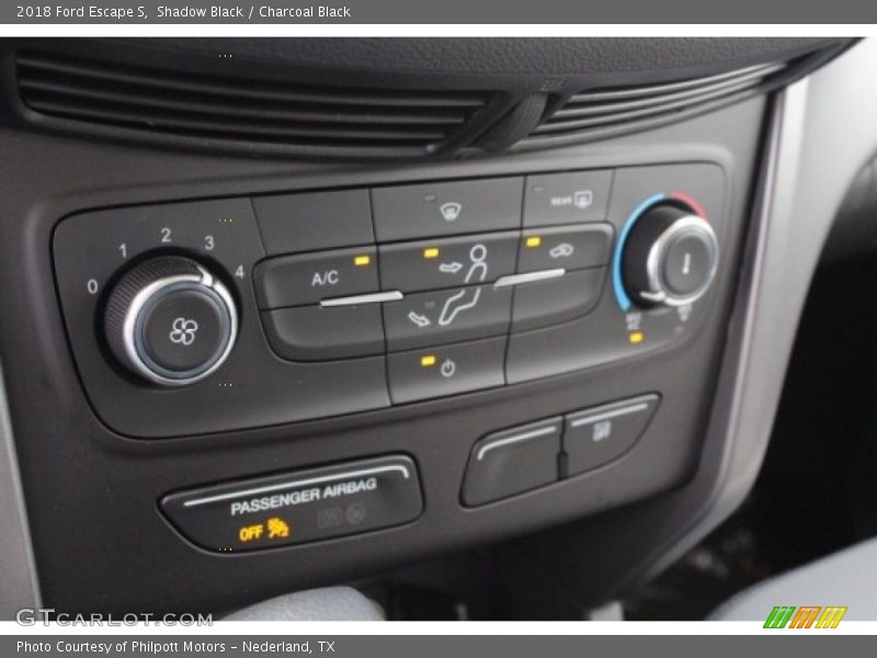 Shadow Black / Charcoal Black 2018 Ford Escape S