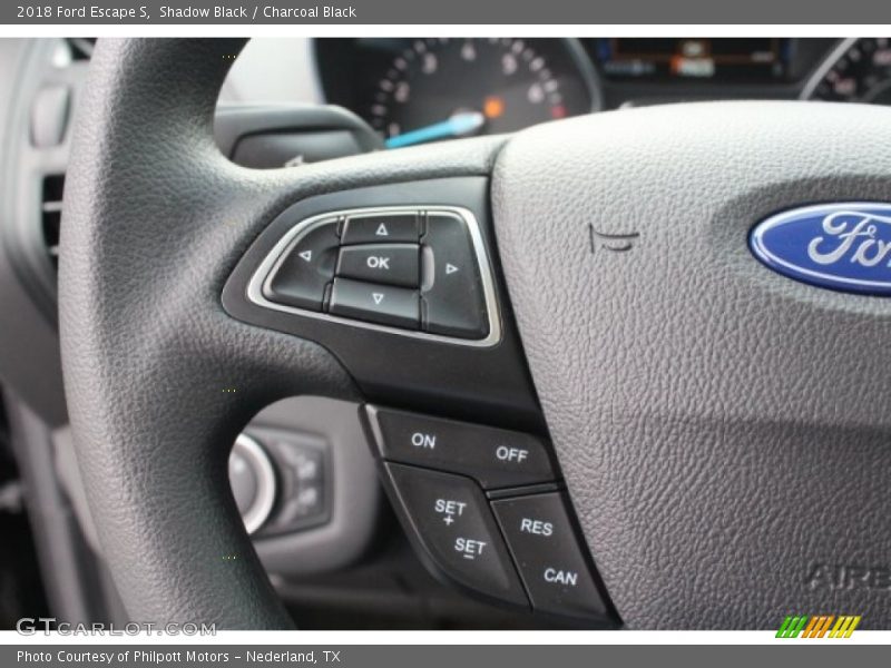 Shadow Black / Charcoal Black 2018 Ford Escape S