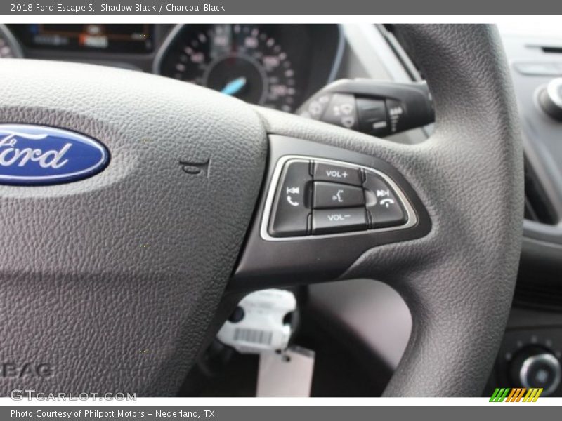Shadow Black / Charcoal Black 2018 Ford Escape S