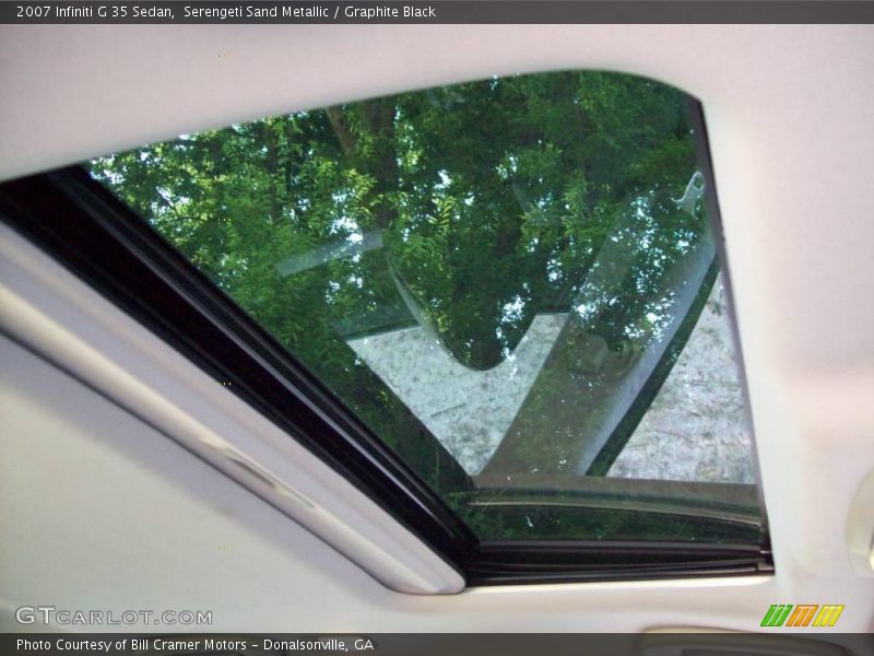 Serengeti Sand Metallic / Graphite Black 2007 Infiniti G 35 Sedan
