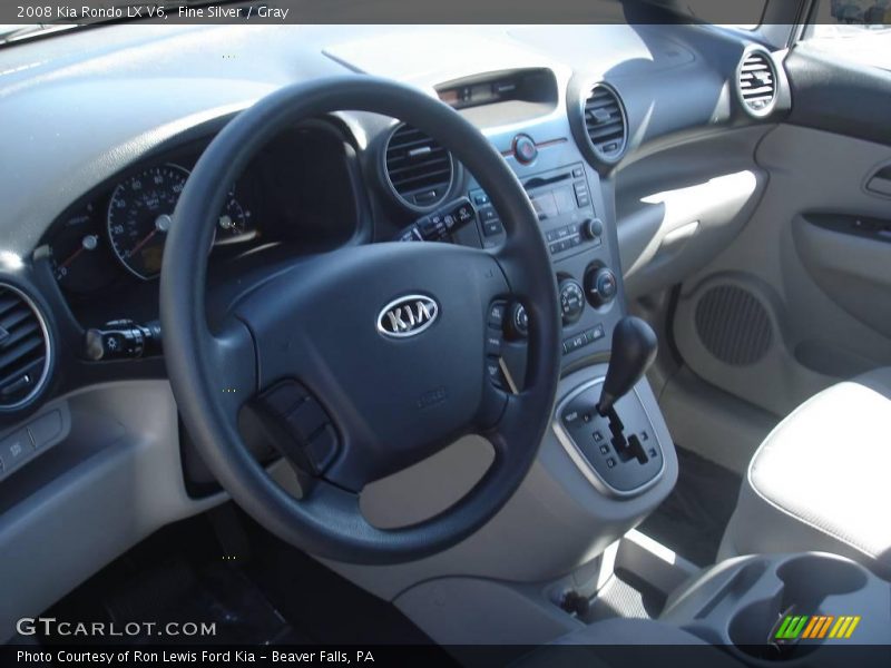 Fine Silver / Gray 2008 Kia Rondo LX V6
