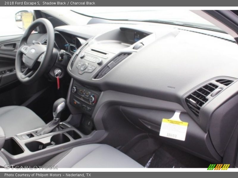 Shadow Black / Charcoal Black 2018 Ford Escape S