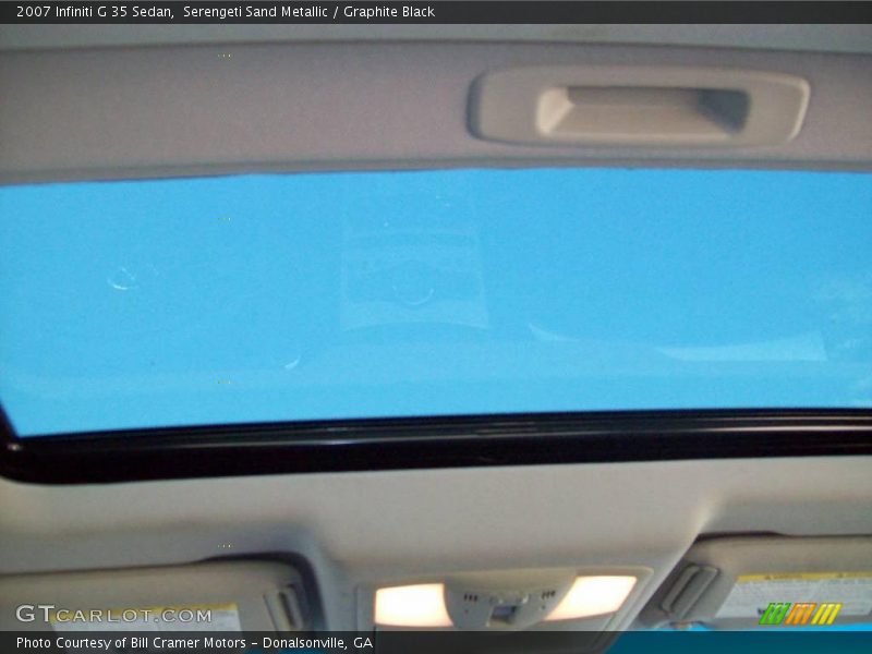 Serengeti Sand Metallic / Graphite Black 2007 Infiniti G 35 Sedan