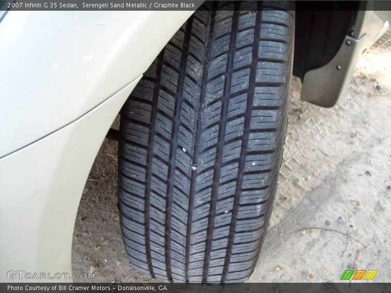 Serengeti Sand Metallic / Graphite Black 2007 Infiniti G 35 Sedan
