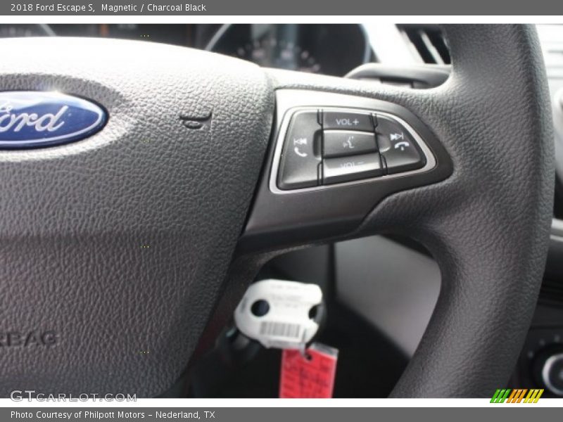Magnetic / Charcoal Black 2018 Ford Escape S