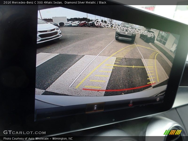 Diamond Silver Metallic / Black 2016 Mercedes-Benz C 300 4Matic Sedan