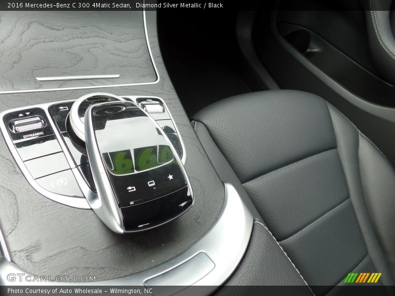 Diamond Silver Metallic / Black 2016 Mercedes-Benz C 300 4Matic Sedan