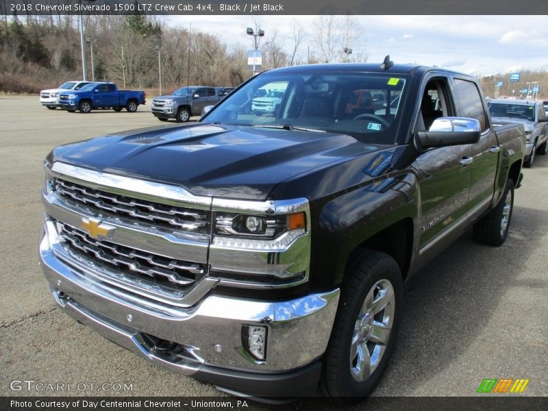 Black / Jet Black 2018 Chevrolet Silverado 1500 LTZ Crew Cab 4x4