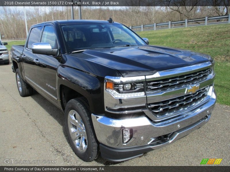 Black / Jet Black 2018 Chevrolet Silverado 1500 LTZ Crew Cab 4x4