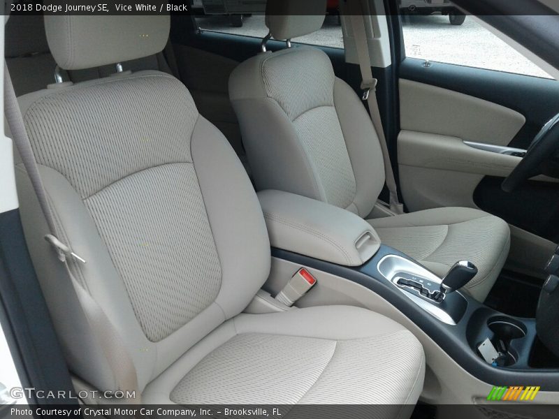 Vice White / Black 2018 Dodge Journey SE