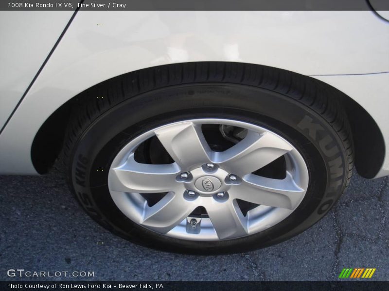 Fine Silver / Gray 2008 Kia Rondo LX V6