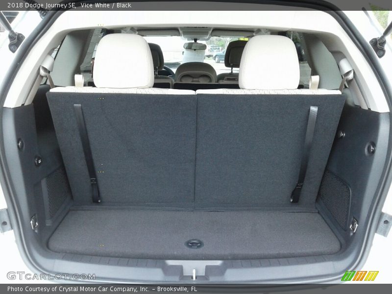 Vice White / Black 2018 Dodge Journey SE