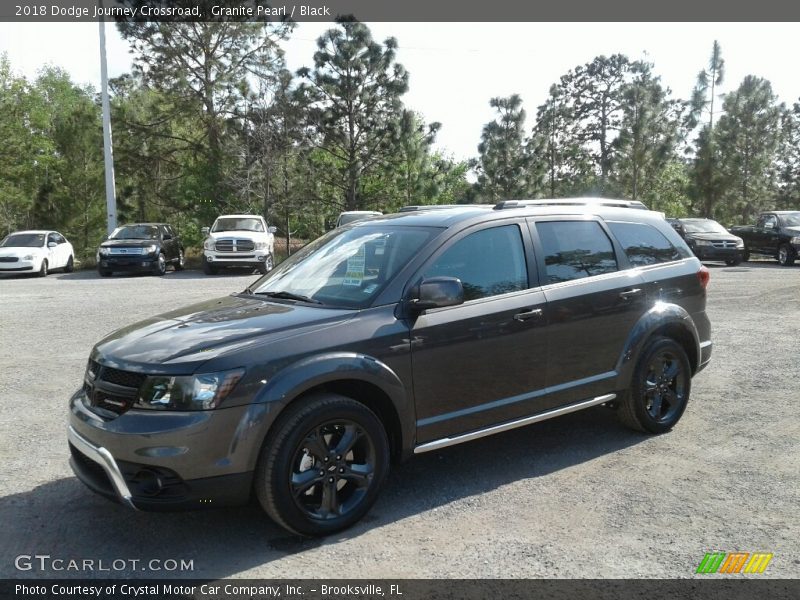 Granite Pearl / Black 2018 Dodge Journey Crossroad
