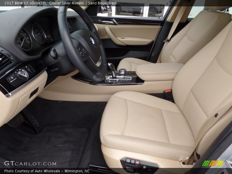 Glacier Silver Metallic / Sand Beige/Black 2017 BMW X3 xDrive28i