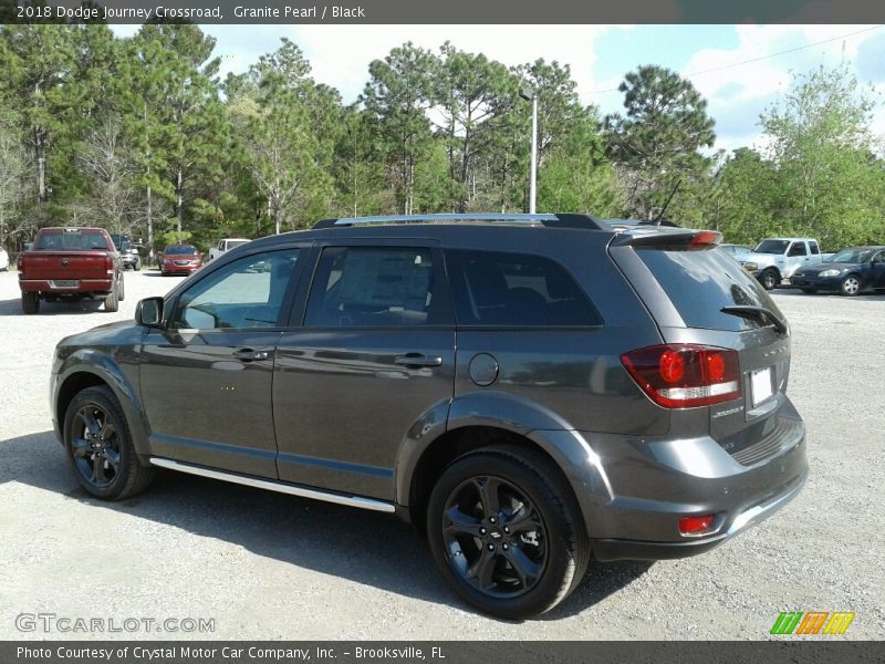 Granite Pearl / Black 2018 Dodge Journey Crossroad