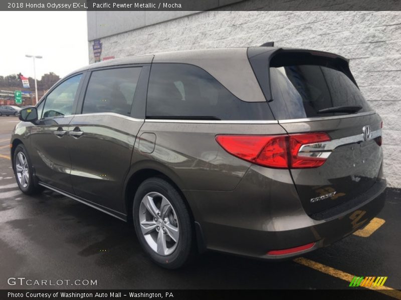 Pacific Pewter Metallic / Mocha 2018 Honda Odyssey EX-L