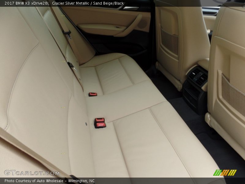 Glacier Silver Metallic / Sand Beige/Black 2017 BMW X3 xDrive28i